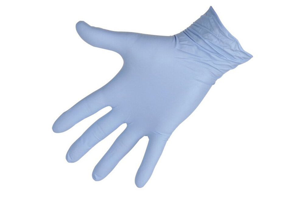 Melkhandschuhe, blau - Nitril