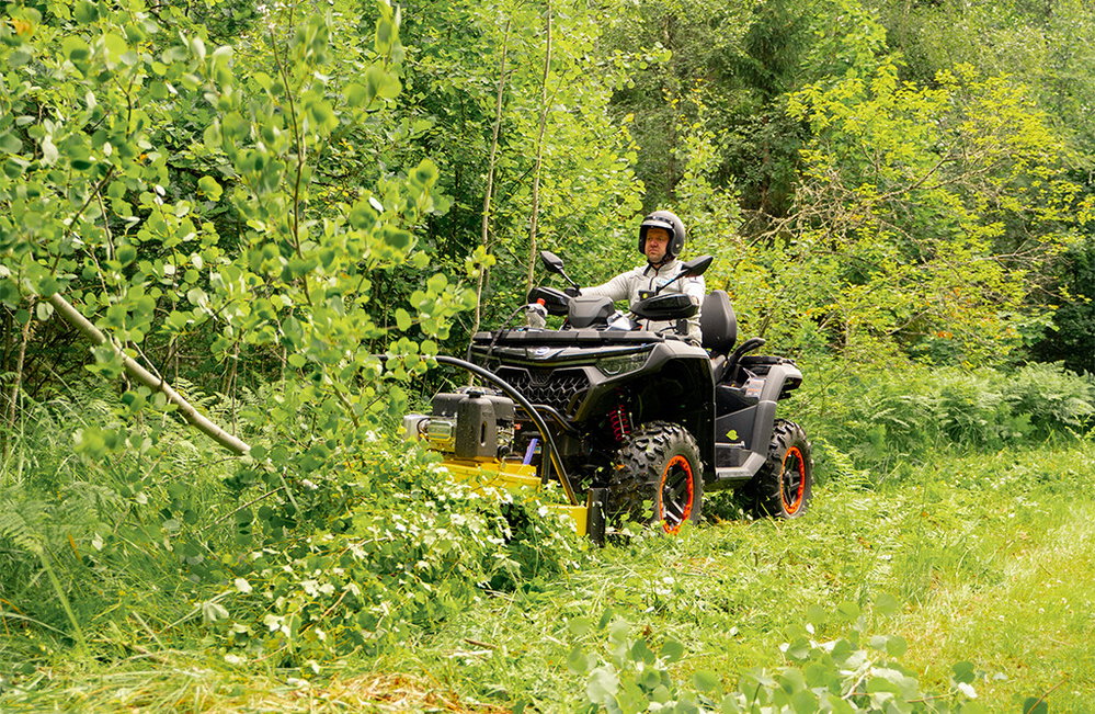 ATV-Frontmäher für Gestrüpp, 120 cm, 10,5 PS | Iron Baltic