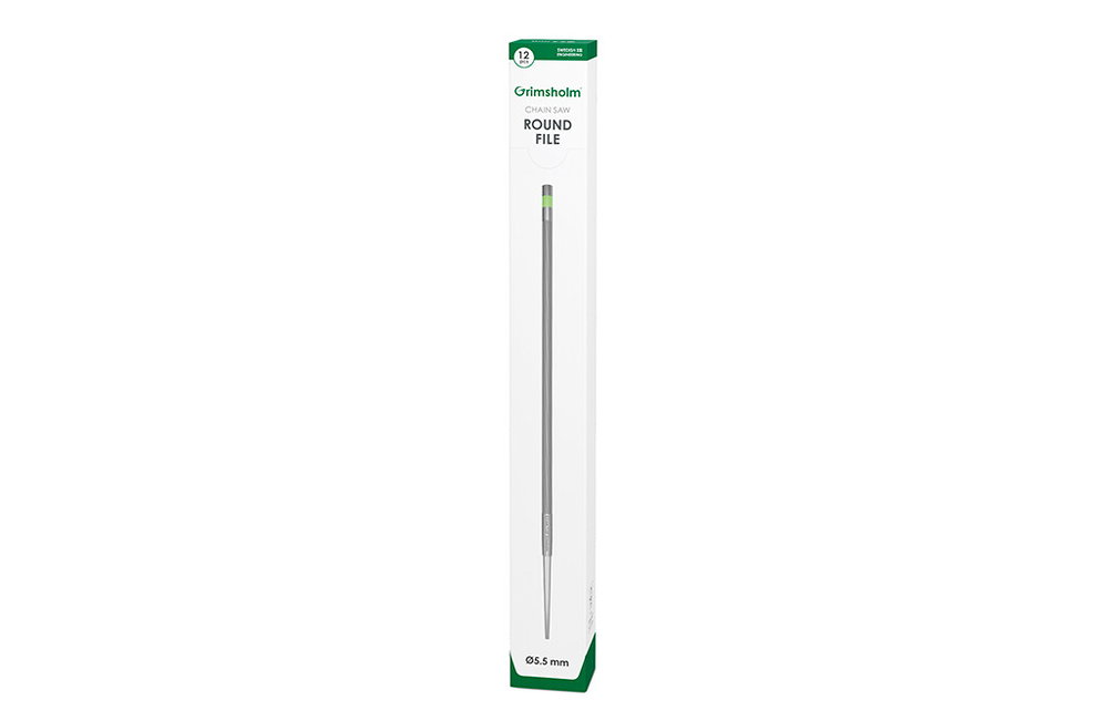 Grimsholm Premium Cut Rundfeile 5,5 mm - 12 Stück