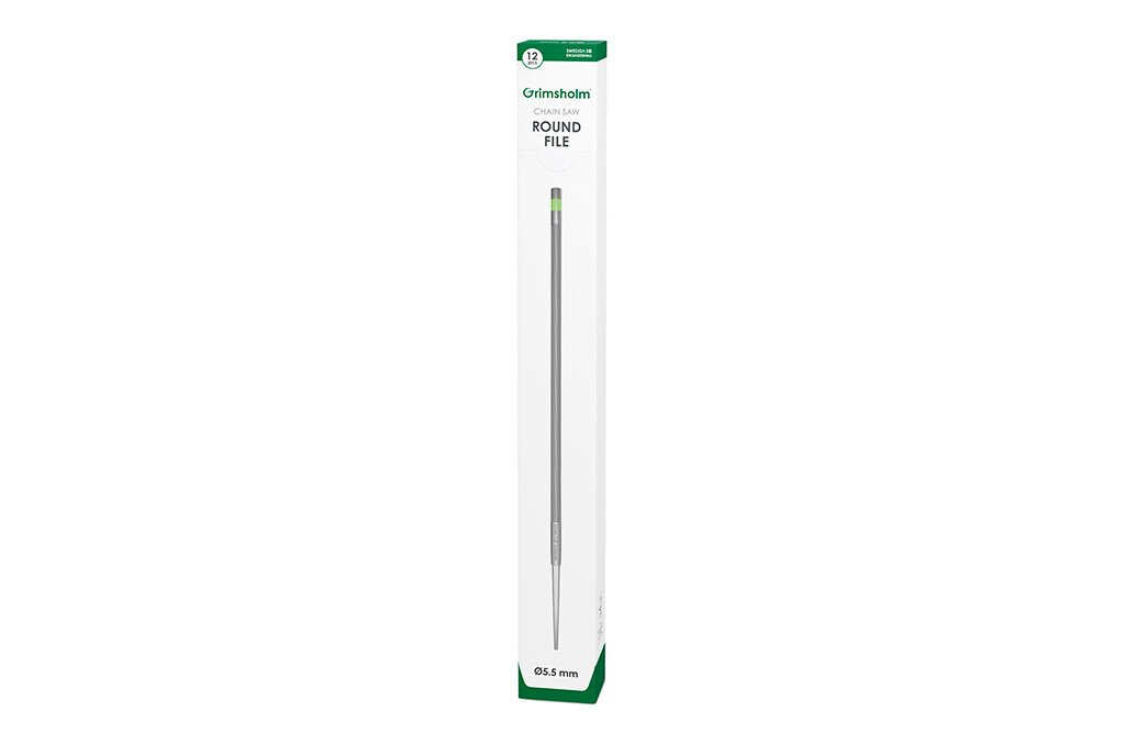 Grimsholm Premium Cut Rundfeile 5,5 mm - 12 Stück