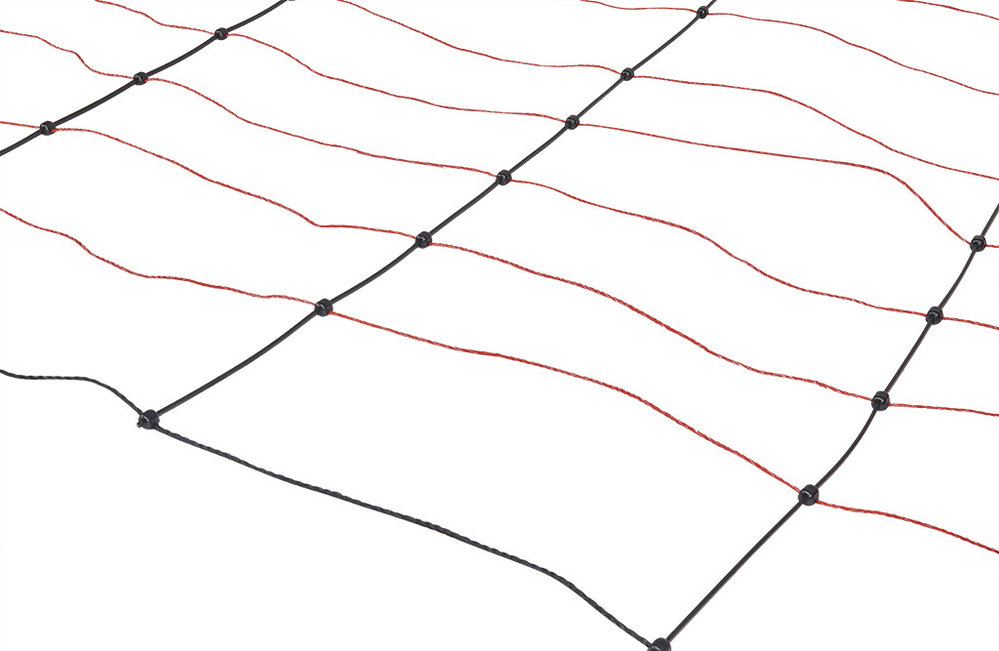 50m TitanNet für Schafe 90cm, 14x Pfähle, Doppelspitze