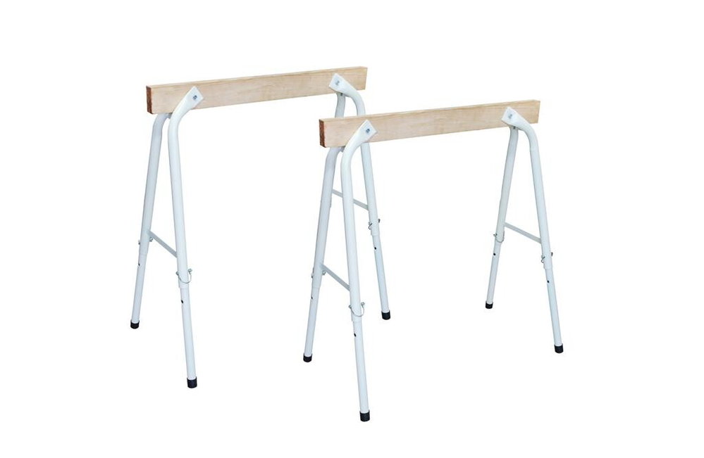 2x Tischbock, Tischböcke höhenverstellbar, 100 kg