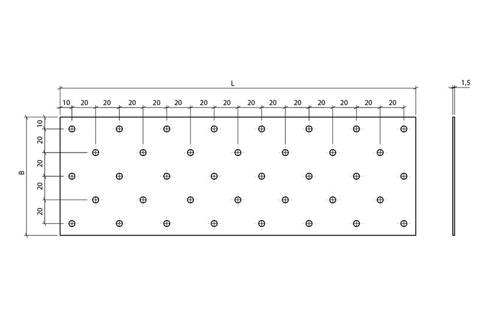 Standardplatten 80x200x1,5 mm