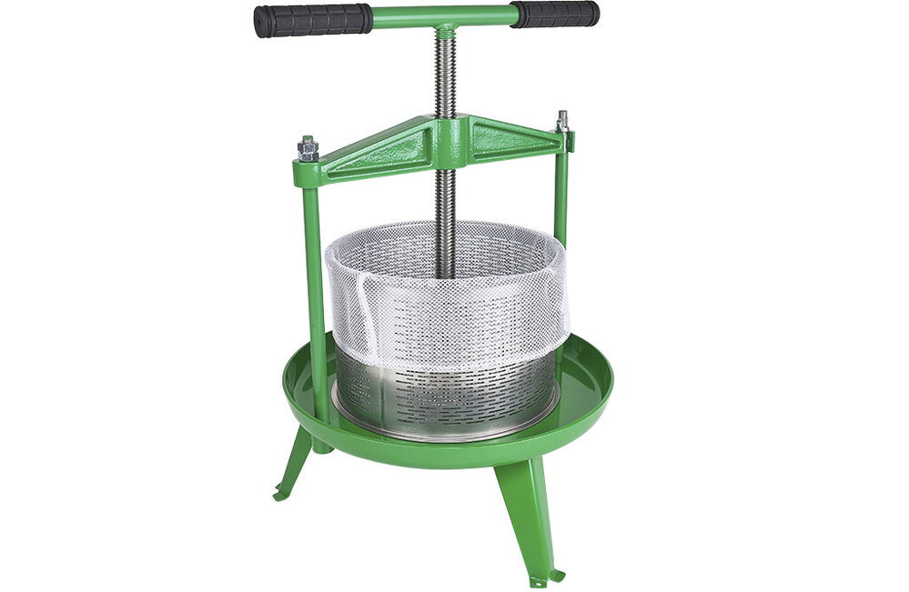 Manuelle Obstpresse 9 Liter mit Edelstahlkorb