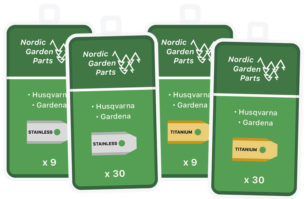 Messer für Husqvarna und Gardena Mähroboter
