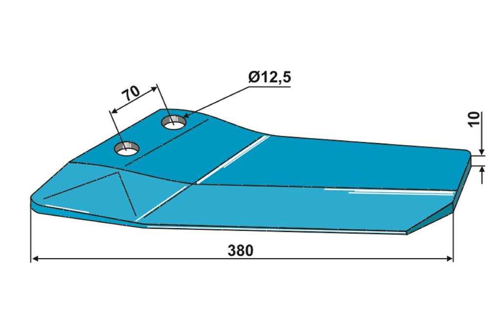 Lemken Smaragd Flügel, links