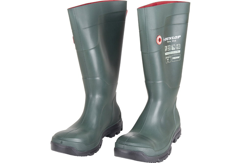Dunlop PU Sicherheitsgummistiefel, Terra Pro, 44