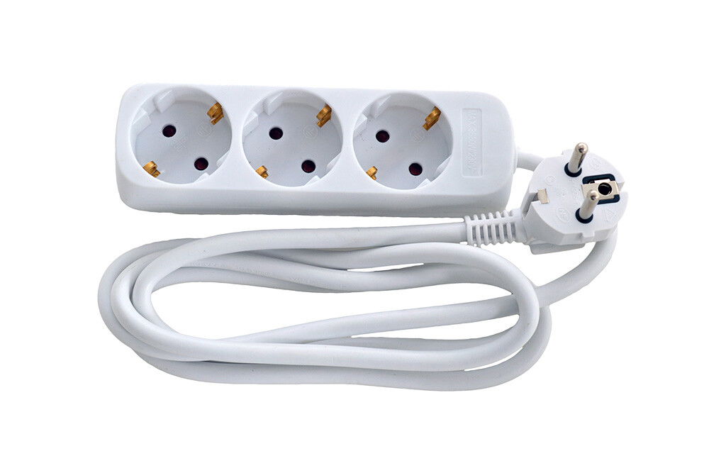 3-fach Steckdose, Schuko