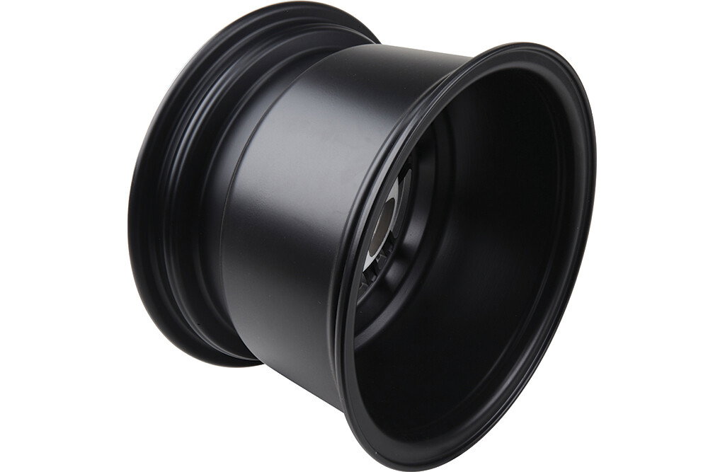 Leichtmetallrad, hinten - schwarz/silber