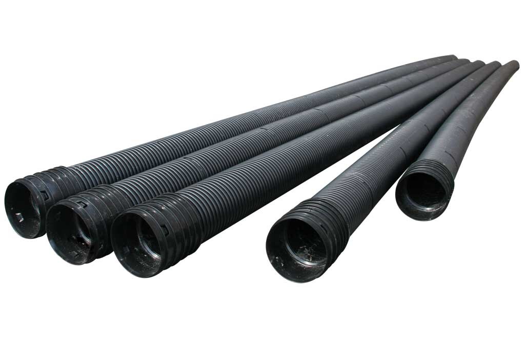 PE-Drainagerohr, 4 Meter