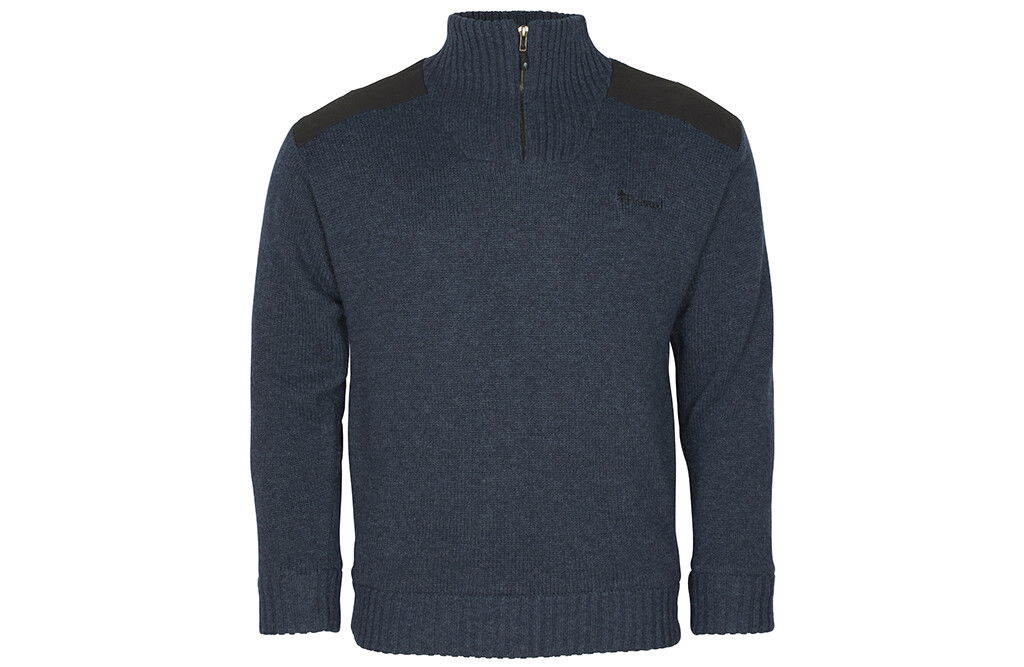 Pinewood Herrenstrickpullover, dunkelblau, Hurricane - L