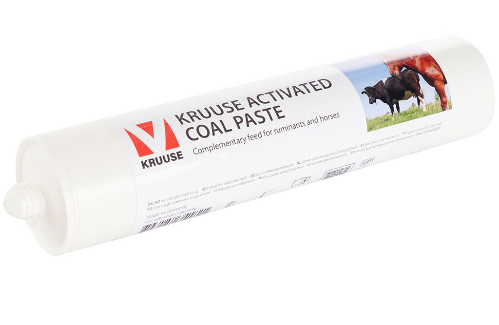 Kruuse Aktivkohle Paste 4x250gr Rinder & Pferde