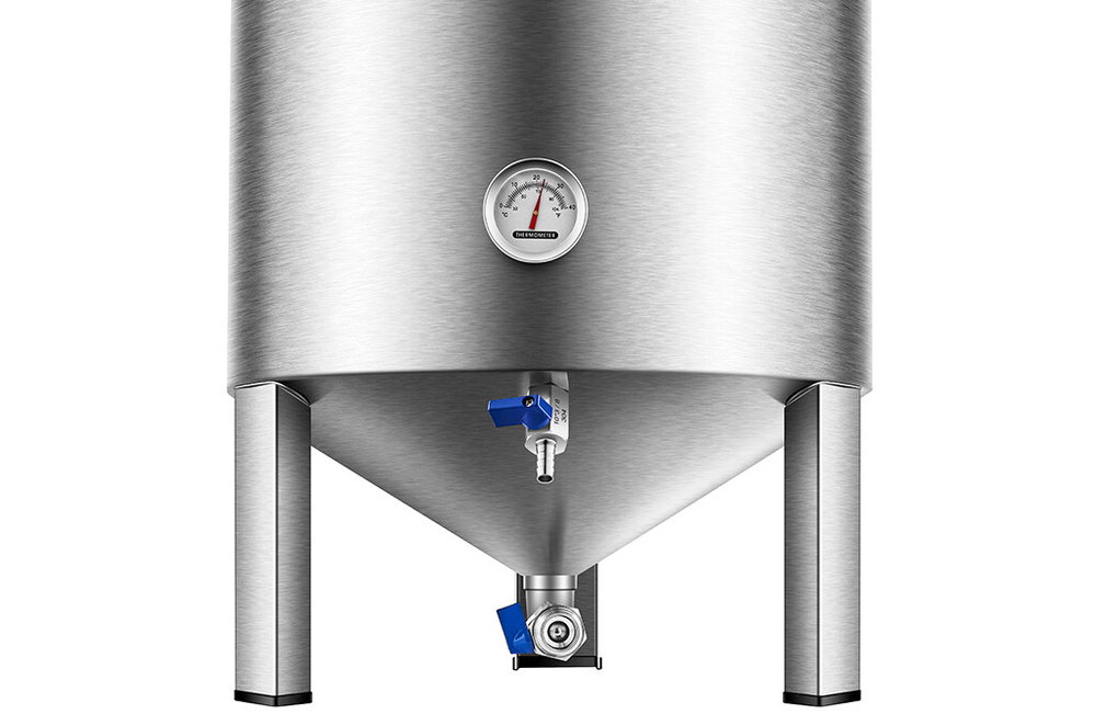 Gärbehälter Edelstahl 60 Liter, SMALL FARM Gärtank
