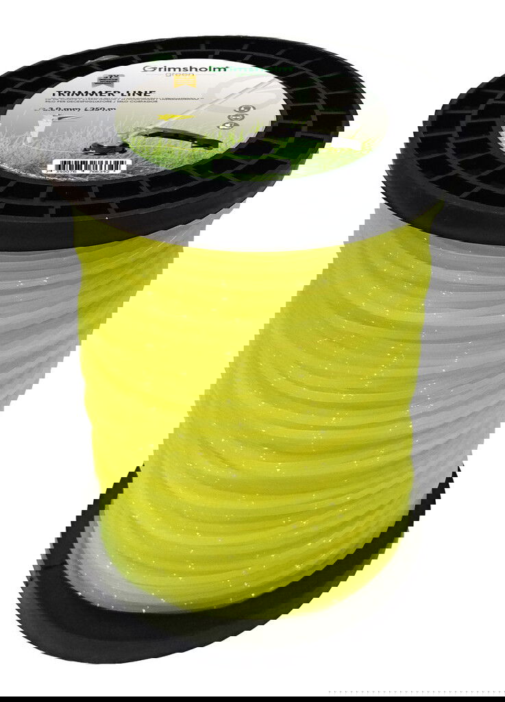 Trimmerkabel, Stern, gelb, 3,0 mm, 250 m