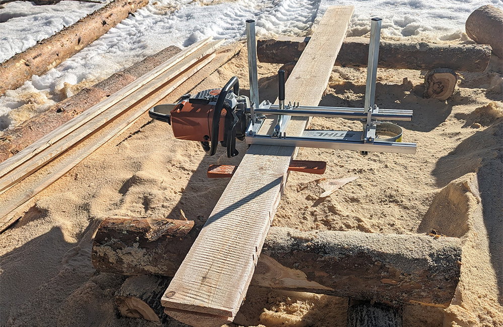 Kettensägen-Sägewerk für Stämme bis 50 cm | CORE