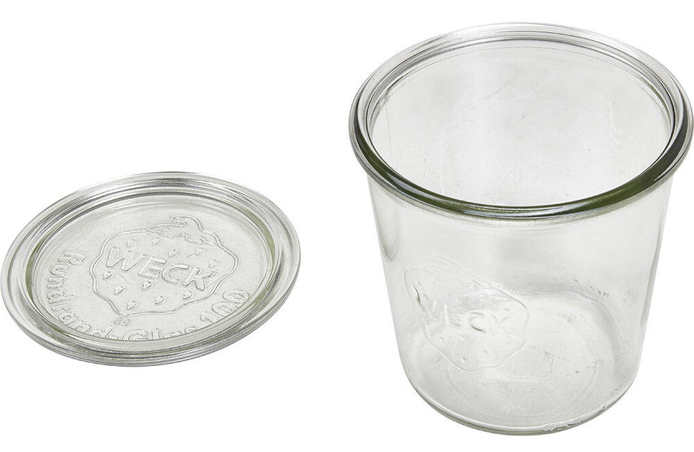 6x WECK Sturzglas 580ml, mit Glasdeckel