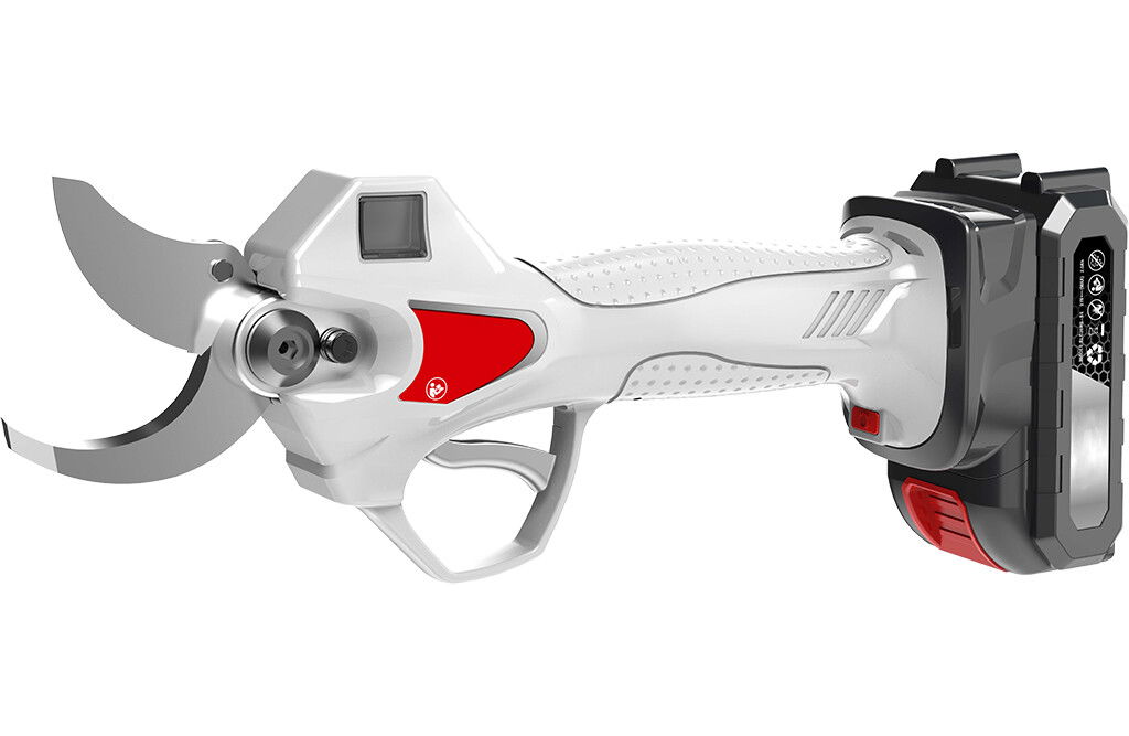 Elektrische Astschere mit 20V Akku und Ladegerät