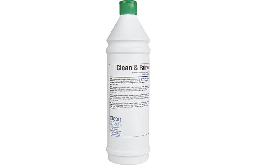 Clean&Fair Geschirrspülmittel, 1 Liter