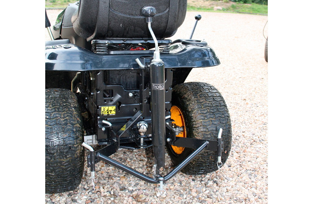 Trolla Aufnahme für Anbaugeräte, für Rasentraktor & Quad