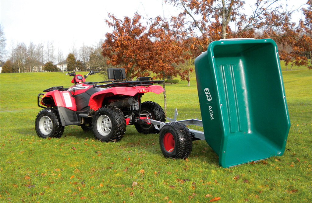 Kippanhänger 500 Liter, für Quad, ATV & Rasentraktor