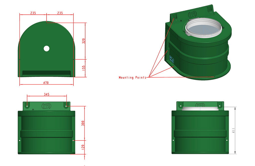 Frostschutzeimer, Wassertrog frostsicher 20 Liter | JFC