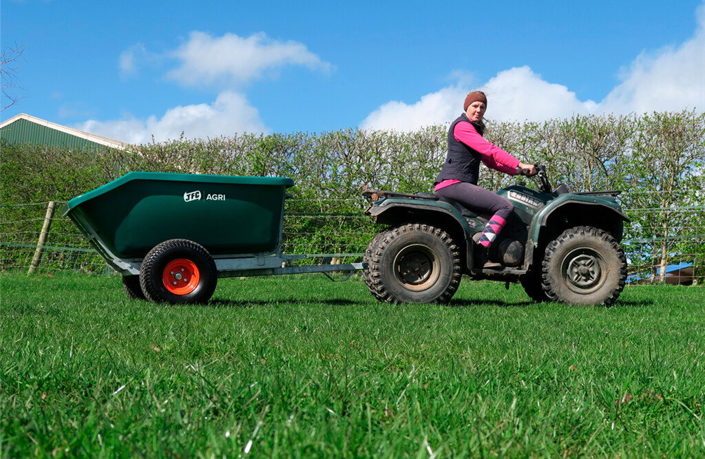 Kippanhänger 500 Liter, für Quad, ATV & Rasentraktor