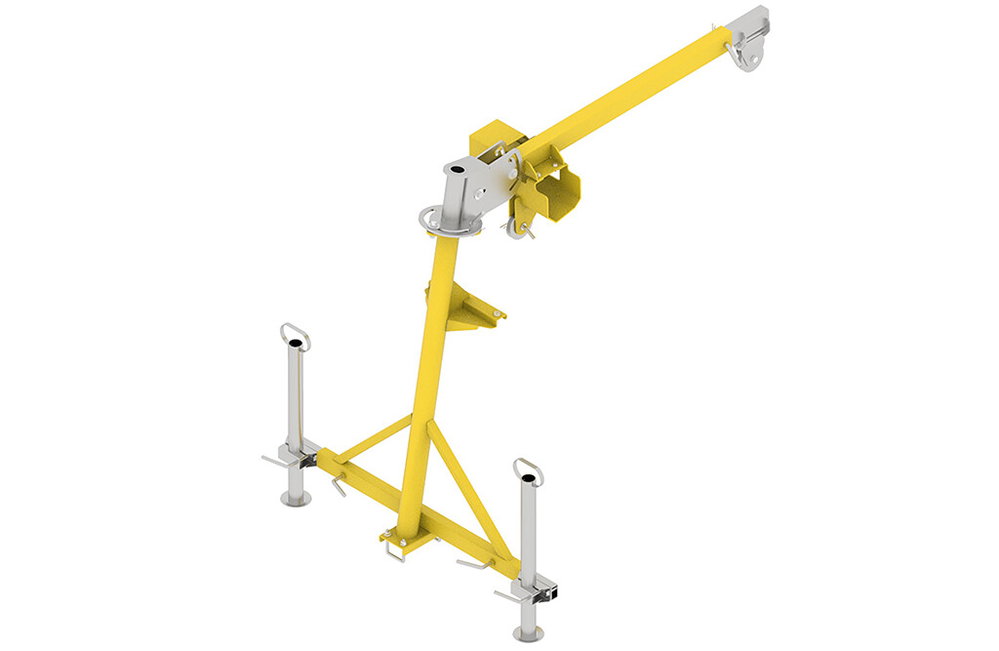 Kran für Rückewagen IB1200, 300kg Traglast