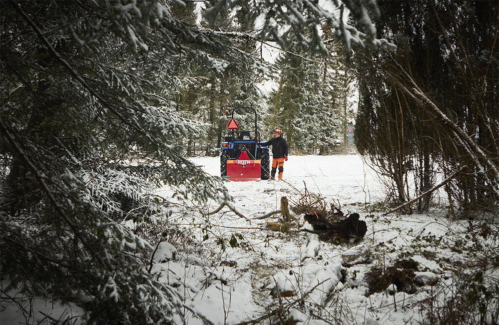 Forstseilwinde 50 m FW-40 von ROTH 4200 kg