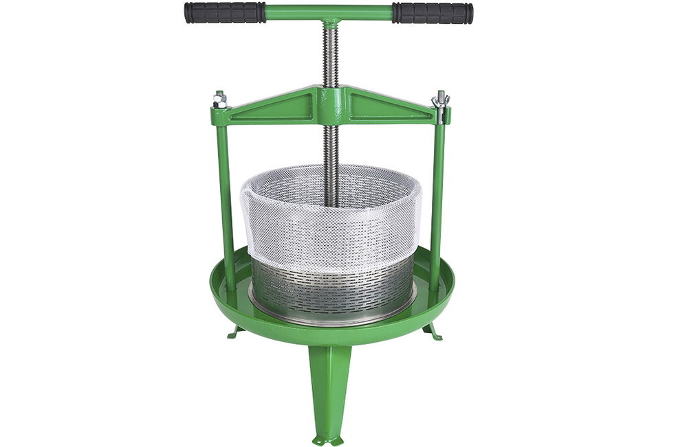 Manuelle Obstpresse 9 Liter mit Edelstahlkorb