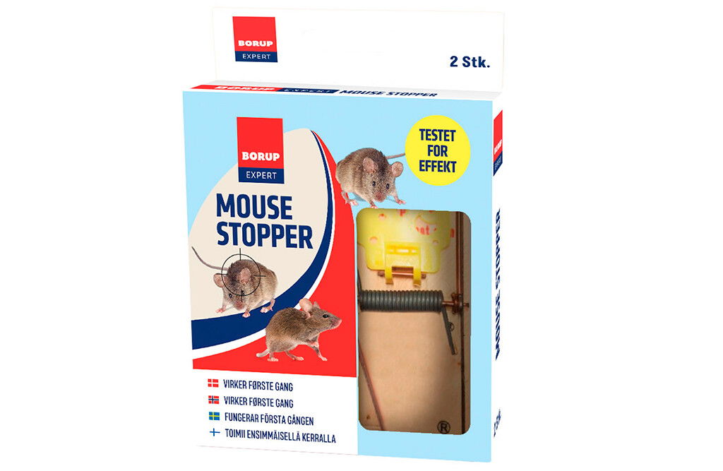 Borup Expert Mausefalle, 2 Stück