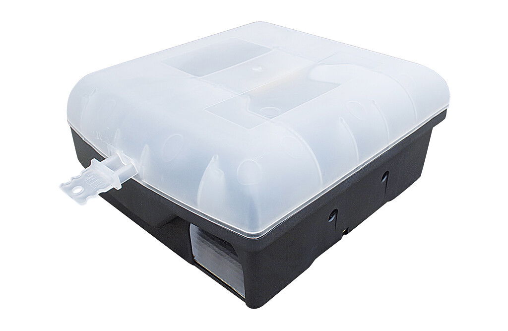 Köderbox mit Ratten-Schlagfalle, abschließbar