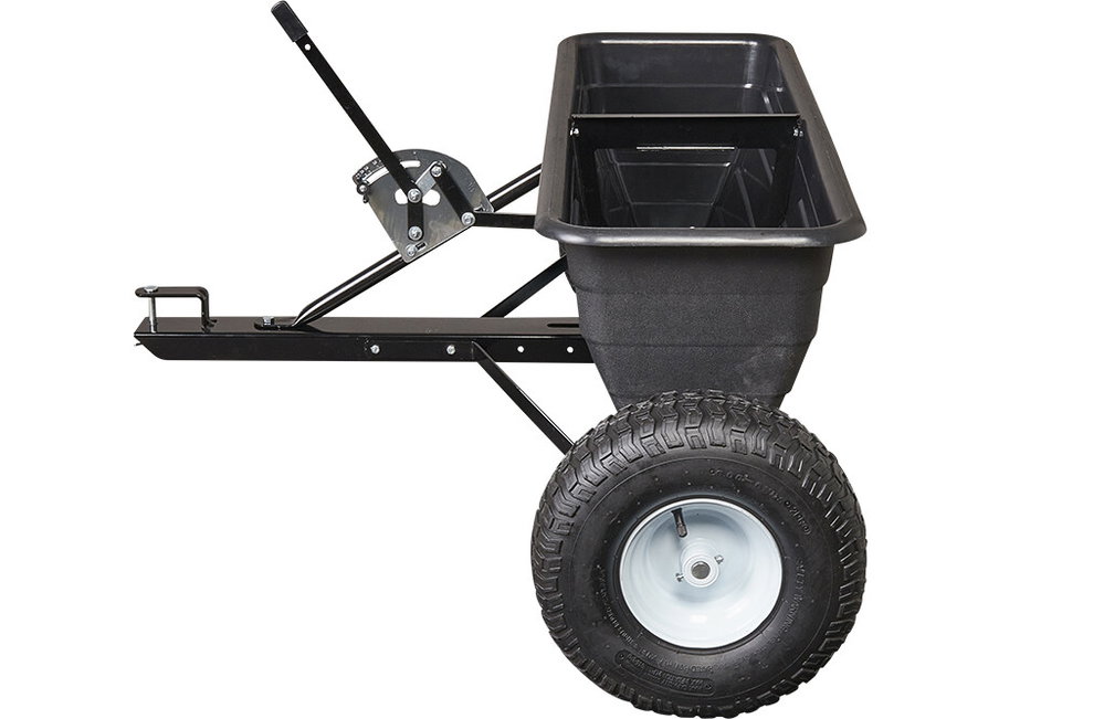 Düngerstreuer für Rasentraktor, Quad & ATV, 80 Liter