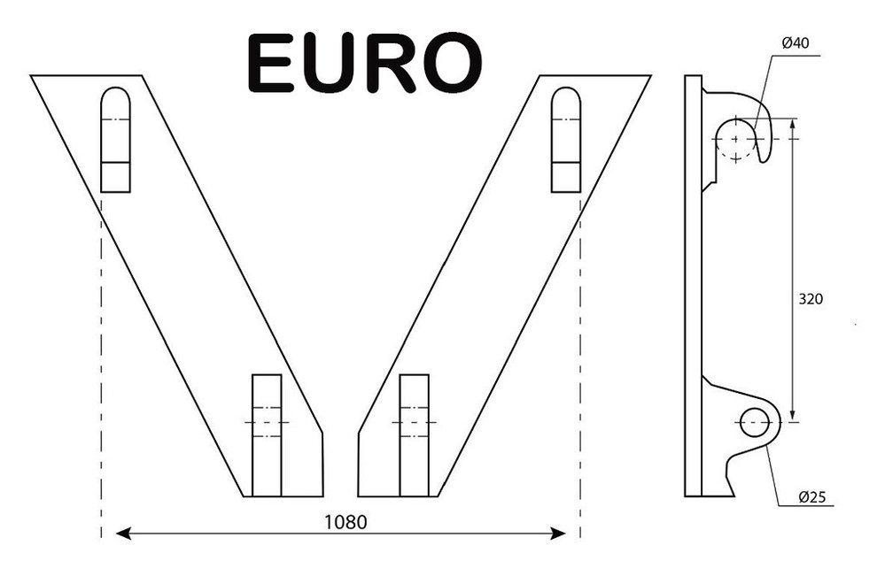 Big Bag Träger Euroaufnahme 1000kg