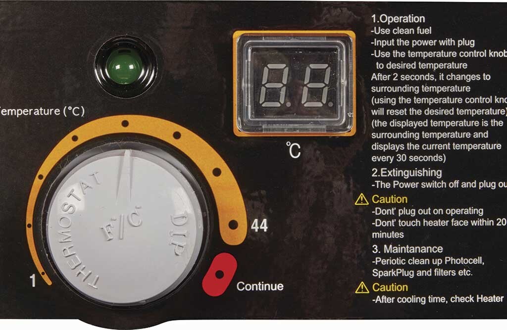 Diesel Ölheizgebläse Heizkanone ZF-240ID