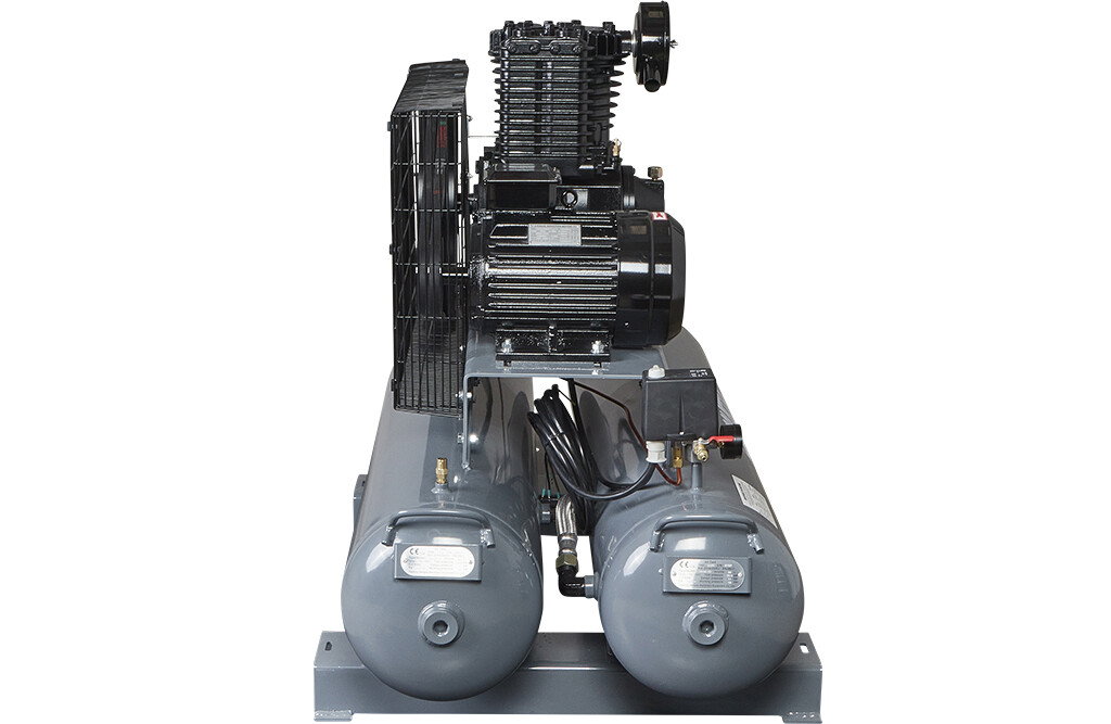 Industriekompressor 5 PS Doppeltank 10 bar 180 liter