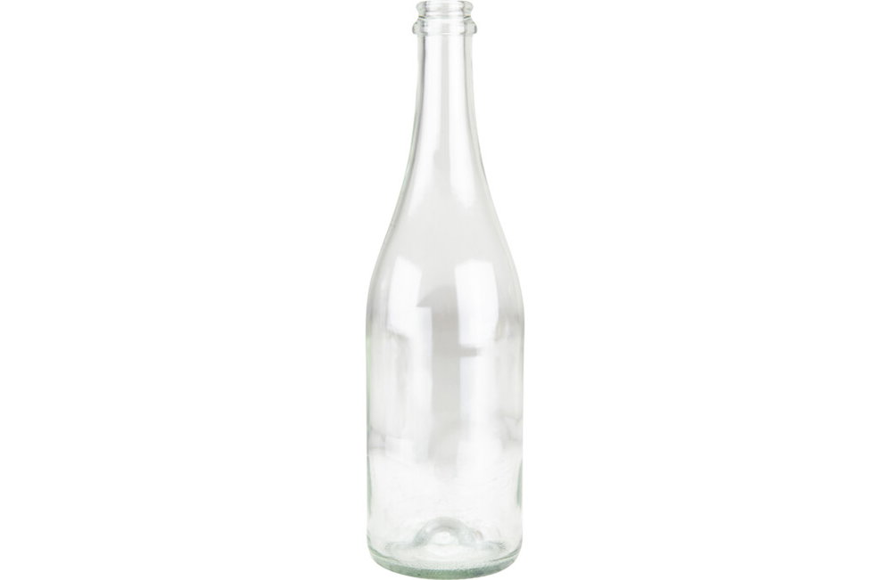 Apfelweinflasche, klar 750 ml, 12 Stück