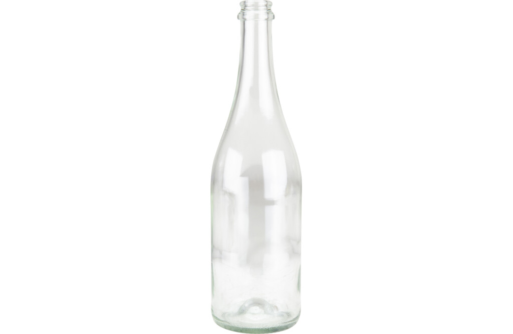 Apfelweinflasche, klar 750 ml, 12 Stück