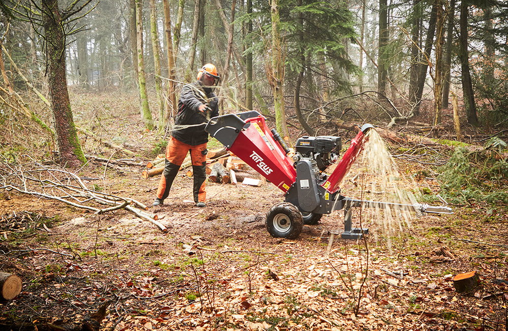 Benzin Holzhäcksler 12,2 PS, Äste bis 120mm | Targus