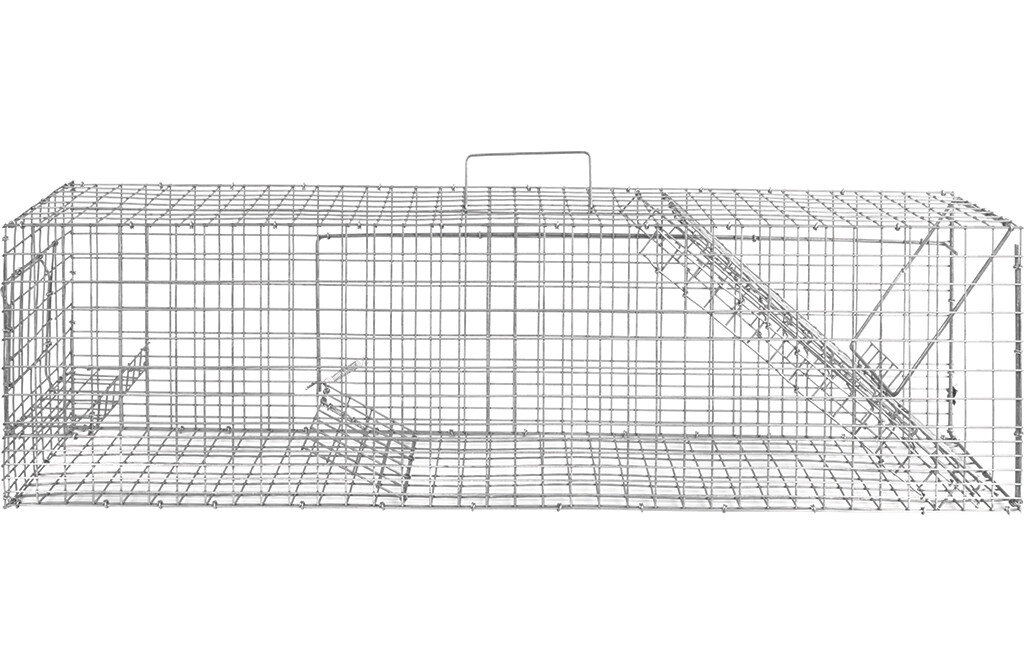 Lebendfalle Marder aus verzinktem Draht, 92x20x26cm