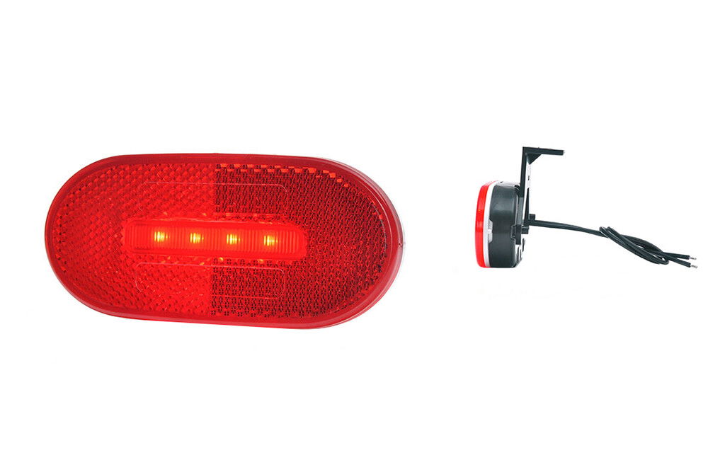 LED-Schlussleuchte, 4xLED, 12V/24V, inkl. 22cm Kabel