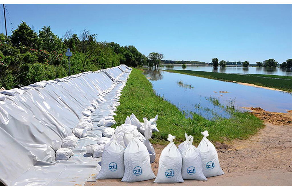 25x Hochwasser Sandsäcke 40x60cm, mit Kordelzug