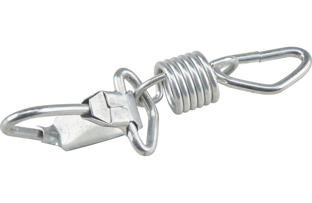Federbelasteter Haken (Gurtzeug)