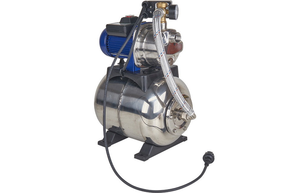 Edelstahl Hauswasserwerk 1200W 230V 50Hz, 3700l/h
