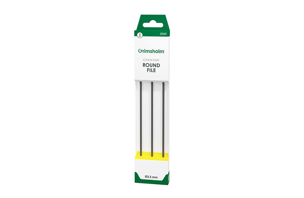 Grimsholm Premium Cut Rundfeile 3,5 mm - 3 Stück