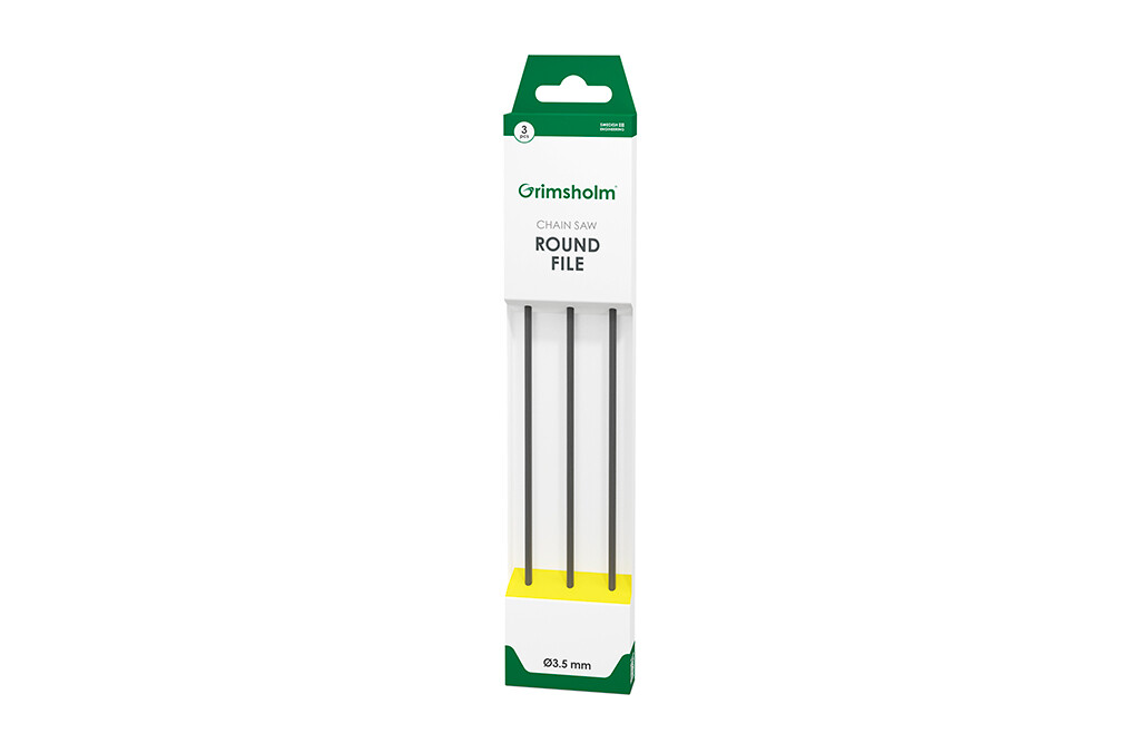 Grimsholm Premium Cut Rundfeile 3,5 mm - 3 Stück