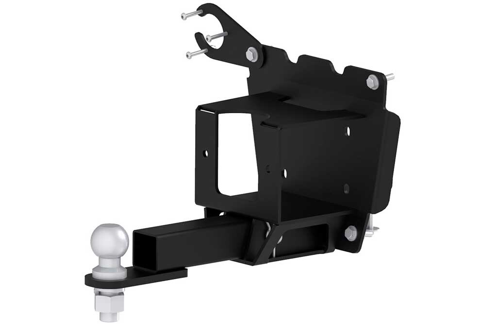 Elektrische Windenhalterung für Polaris Sportsman und Scrambler 1000