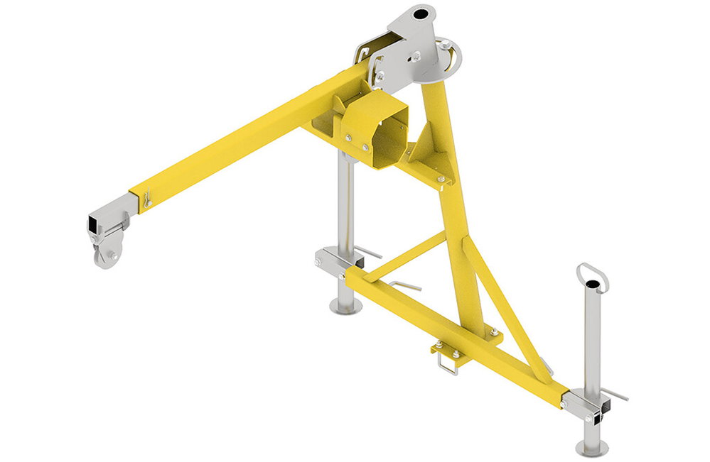 Kran für Rückewagen IB1200, 300kg Traglast
