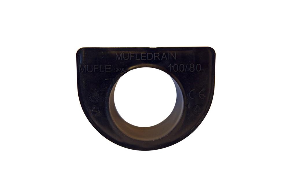 Endgiebel mit Auslauf