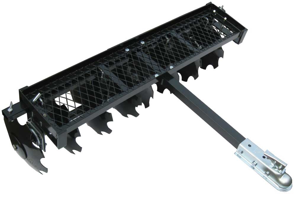 Scheibenegge für Quad, Rasentraktor & ATV, 129,5 cm