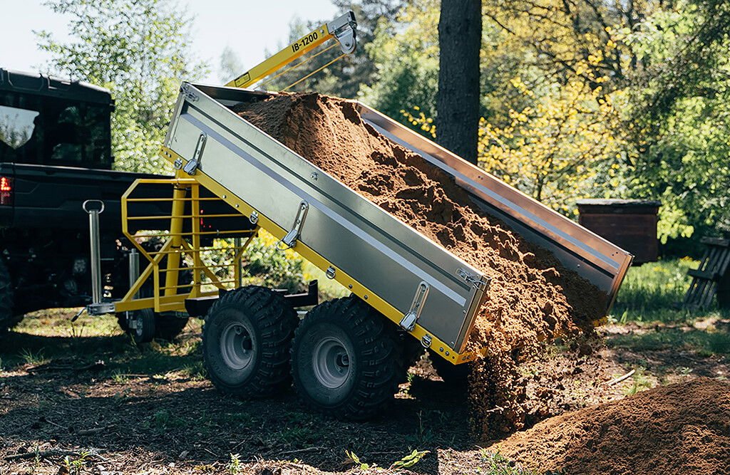 Bordwände für Rückewagen IB1200, 35cm Höhe